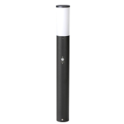bollard lamp with motion detector E27 IP44, black