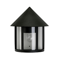 Luminaire mural d'extérieur TYPE NO 3222 semi-circulaire E27 44, noir mat gradable