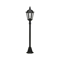 Luminaire d'allées TYPE NO 4142 à 1 flamme, angulaire E27 23, noir  gradable