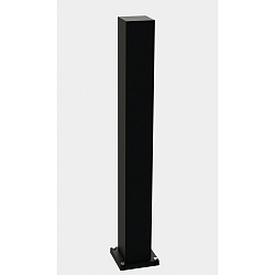 Outdoor Energy column empty Type No. 4409, IP54, max. 7 optional inserts, excl. lighting, excl. switching function, black