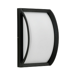 Applique et plafonnier TYPE NO 6289 E27 IP44, noir mat gradable