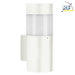 LED Outdoor Wall luminaire Type No. 0274, IP54 IK08, 9W 3000K 1000lm, glass opal, white