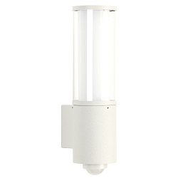 Luminaire mural d'ext�rieur TYPE NO 0311 cylindrique, avec d�tecteur de mouvement E27 44, blanche