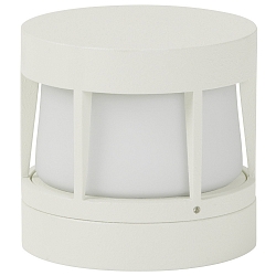 Outdoor LED Wall, Ceiling and Pillar light Type No. 0326, IP54, Ø 14cm, 10W 3000K 900lm, cast alu / opal, dimmable, white