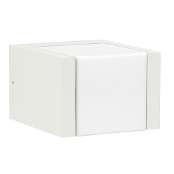 Luminaire mural d'ext�rieur TYPE NO 0332 langue, dimmable 54, blanc mat gradable