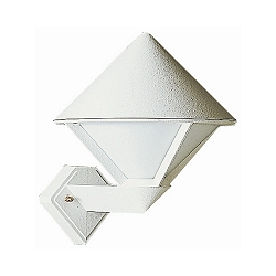 Luminaire mural d'extérieur TYPE NO 0616 E27 44, blanche gradable