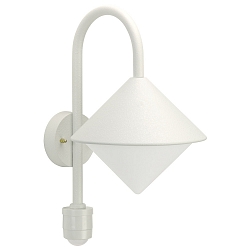 Luminaire mural d'extérieur TYPE NO 0645 avec détecteur de mouvement E27 44, blanche 