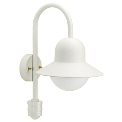 Luminaire mural d'extérieur TYPE NO 0662 avec détecteur de mouvement E27 44, blanche 