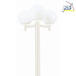 Outdoor Top  6cm for 3 Ball luminaires (35/45/50cm), Type No. 1016, white