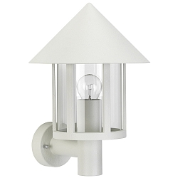 Luminaire mural d'extérieur TYPE NO 1824 rond E27 44, blanche gradable