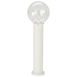 Borne d'éclairage TYPE NO 2012 rond E27 44, blanche gradable