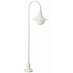 Luminaire d'allées TYPE NO 2081 E27 44, blanche gradable