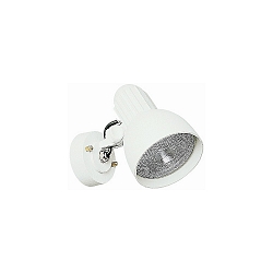 Projecteur d'extérieur TYPE NO 2122 pivotant E27 IP54, blanc mat gradable