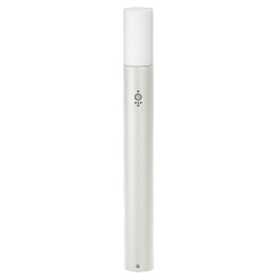 Borne d'�clairage TYPE NO 2277 dimmable, avec d�tecteur de mouvement 44, blanc mat gradable