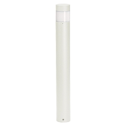 Borne d'�clairage TYPE NO 2294 cylindrique, sym�trique 54, blanc mat