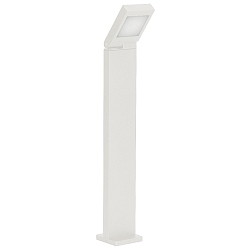 Borne d'éclairage TYPE NO 2296 angulaire, pivotant 44, blanc mat