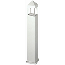 Borne d'éclairage TYPE NO 2299 angulaire, dimmable 44, blanc mat