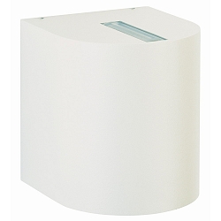 Projecteur d'extérieur TYPE NO 2401 haut bas, rond 44, blanc mat 