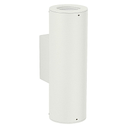 Projecteur d'extérieur TYPE NO 2481 haut bas, cylindrique GU10 44, blanc mat gradable