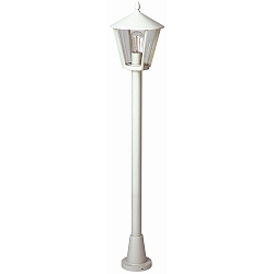 Luminaire d'allées TYPE NO 4129 E27 44, blanc mat gradable
