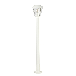 Luminaire d'allées TYPE NO 4154 rond E27 54, blanc mat gradable