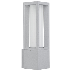 Luminaire mural d'ext�rieur TYPE NO 0213 haut, angulaire E27 44, argent mat gradable