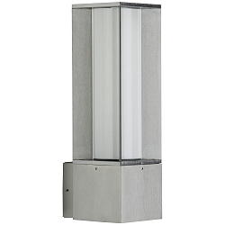 Luminaire mural d'ext�rieur TYPE NO 0335 haut, angulaire E27 44, acier inoxydable mat