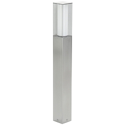 Borne d'éclairage TYPE NO 2035 angulaire E27 44, acier inoxydable mat