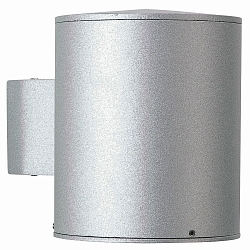 Projecteur d'extérieur TYPE NO 2133 Bas, cylindrique E27 23, argent mat gradable