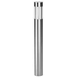 Borne d'éclairage TYPE NO 2246 cylindrique E27 44, acier inoxydable gradable
