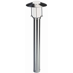 Borne d'éclairage TYPE NO 2257 1 voie, avec couverture E27 44, acier inoxydable gradable