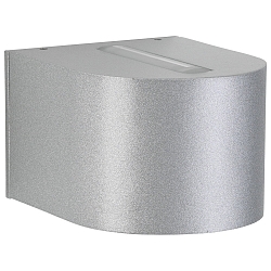 Projecteur d'extérieur TYPE NO 2338 haut bas, rond 44, argent mat 