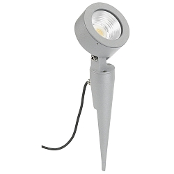 Lampe � broche TYPE NO 2390 avec prise de courant, dimmable, r�glable 54, argent mat gradable