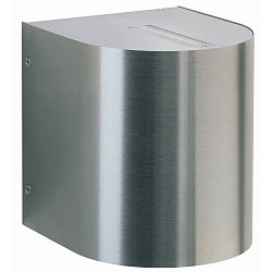 Projecteur d'extérieur TYPE NO 2403 rond, bilatéral 44, acier inoxydable mat 