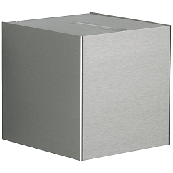 Projecteur d'ext�rieur TYPE NO 2413 bilat�ral 44, acier inoxydable mat 