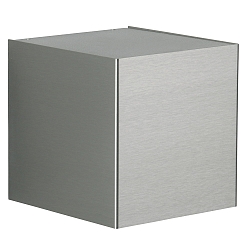 Luminaire mural d’extérieur TYPE NO 2452 unilatéral IP44, acier inoxydable brossé gradable