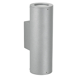 Projecteur d'extérieur TYPE NO 2481 haut bas, cylindrique GU10 44, argent gradable