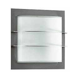 Applique et plafonnier TYPE NO 6191 E27 44, acier inoxydable mat gradable