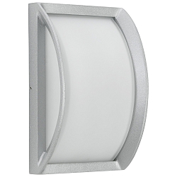 Applique et plafonnier TYPE NO 6289 E27 IP54, argent mat gradable