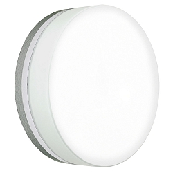 Applique et plafonnier TYPE NO 6308 rond, m�dium 65, opale, argent mat 