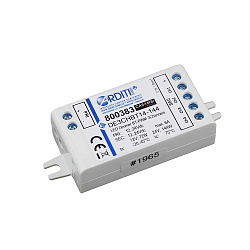 Dimmer de Bluetooth CASAMBI DE3CHBT14-144 PWM4 version pour montage encastr�, RGB, 3 canaux, blanche
