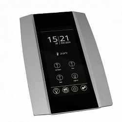 Contr�leur mural Bluetooth CASAMBI ARCA-ECO BT24 version pour montage en surface, programmable, aluminium
