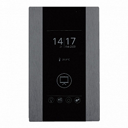 Contr�leur mural Bluetooth CASAMBI ARCA-ACE BT24 version pour montage en surface, programmable, gris fonc�