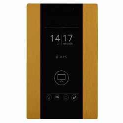 Contr�leur mural Bluetooth CASAMBI ARCA-ACE BT24 version pour montage en surface, programmable, or mat