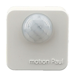 Capteur de mouvement CASAMBI MOTION PAUL � piles, fixation magn�tique, blanche