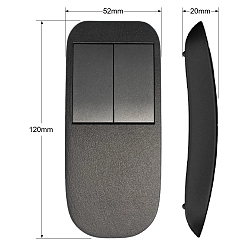 T�l�commande CASAMBI RC4EPLBTB ENOCEAN 4 fois, ferm�, programmable, noir mat