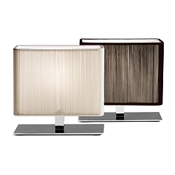 Table luminaire LT CLAVIUS XP, 20cm, E14, IP20, chrome / tobacco