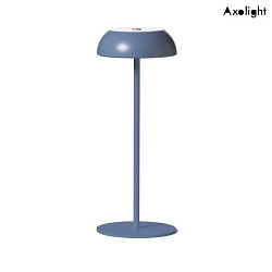Lampe de table  accu LT LED FLOAT avec connexion USB, dimmable IP55, bleu, blanche gradable