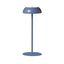 Lampe de table � accu LT LED FLOAT avec connexion USB, dimmable IP55, bleu, blanche gradable