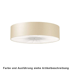 Luminaire de plafond PL SKIN 100 avec couverture E27 IP20, beige, blanche gradable